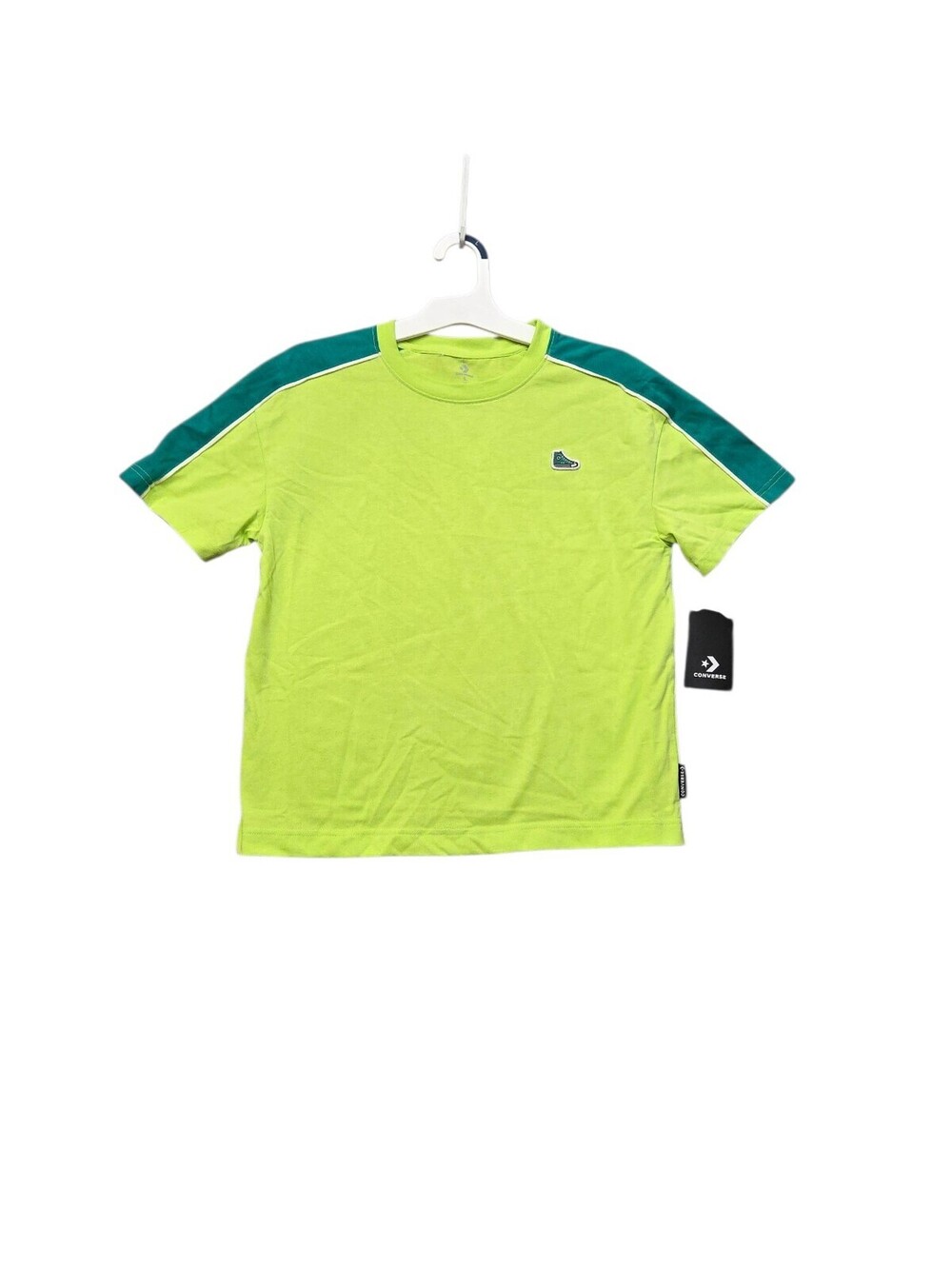Converse Boys Neon Mantis T-Shirt Large Nwt